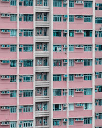 Full frame shot of residential building