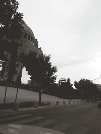 Low angle view of building against sky