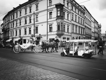 People on city street