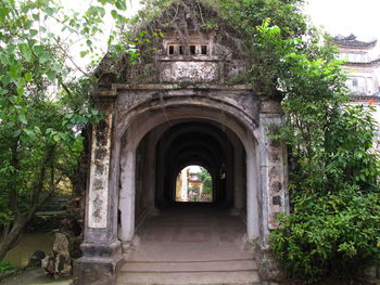 Entrance of old building