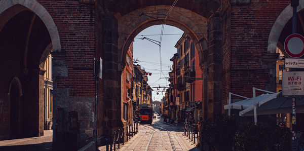 Street amidst buildings in city