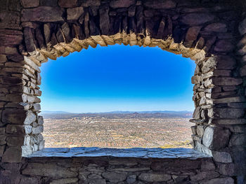 Scenic view of historic building