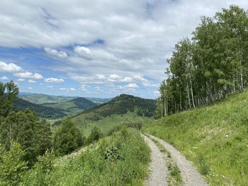 Scenic view of landscape against sky