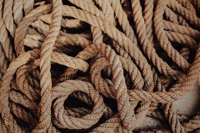 Detail shot of ropes