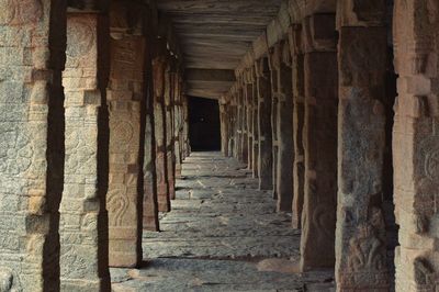 Corridor of historic building