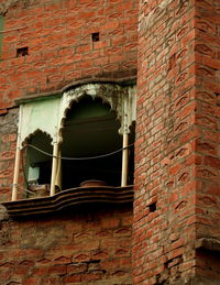 Low angle view of old building