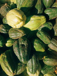 High angle view of fruits in market