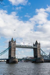 Image of tower bridge of london over the thames river