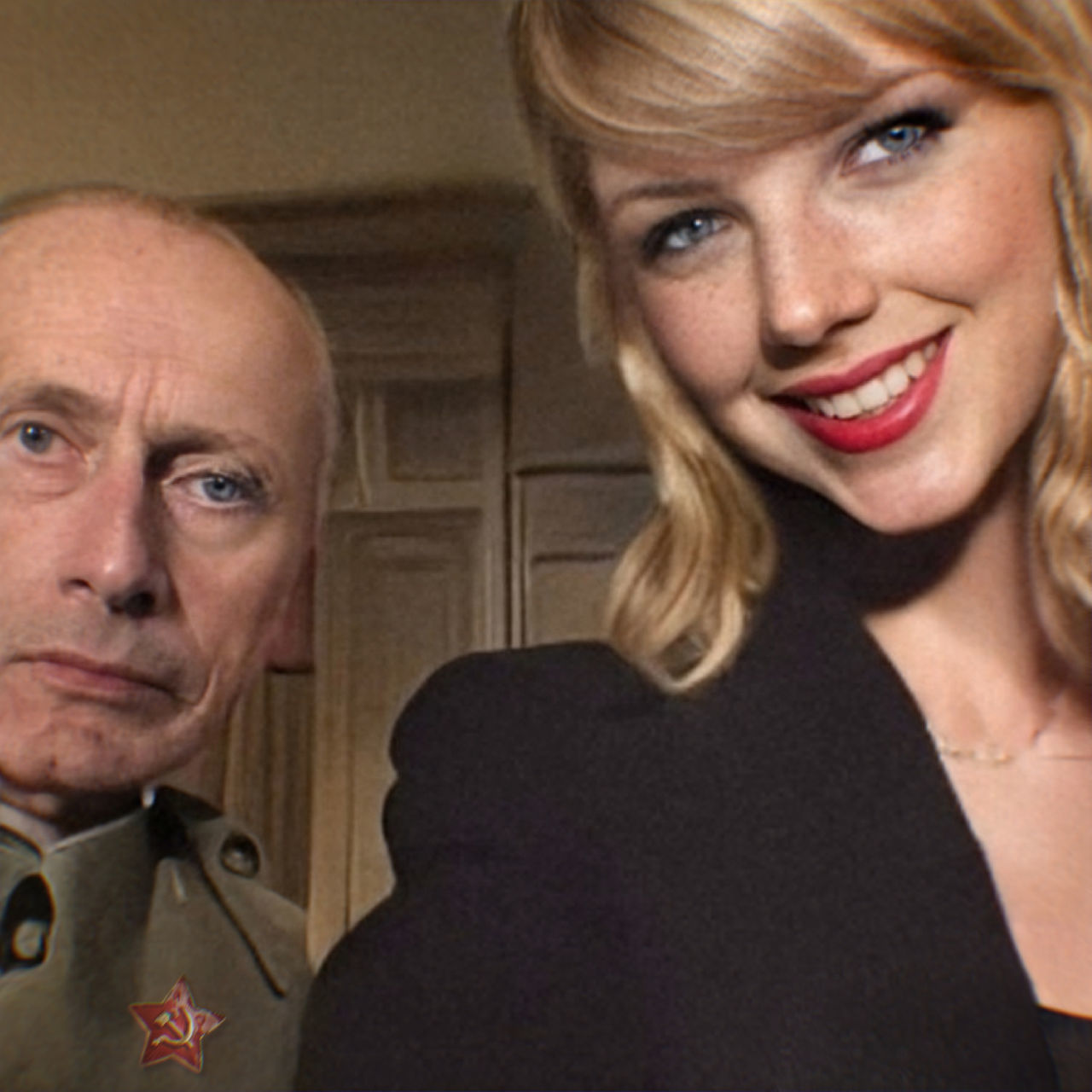 Taylor swift has a thing for Soviet Leaders Taylor Swift Pop Singer Celebrity Millennium Celebrity Putin Dating Mexico Gloomy Sad Evil Joke Mountain Rain Meme Luxury Art Glass Santa Fe Province Midnight Sexy♡