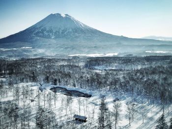 Snow covered mountains