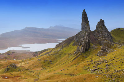 View of mountain range