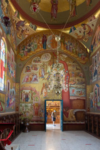 Interior of temple