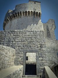 Low angle view of historical building