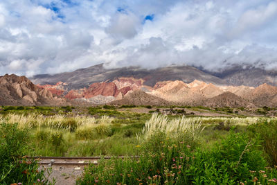 Landscape in salta and quebrada de humahuaca, argentina