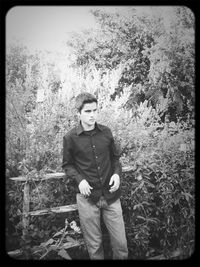 Portrait of young woman