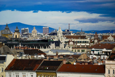 Cityscape against sky