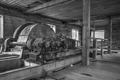 Interior of old factory