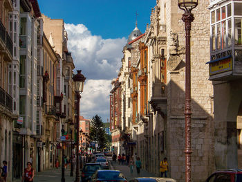 View of city street