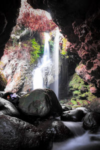 Waterfall in forest