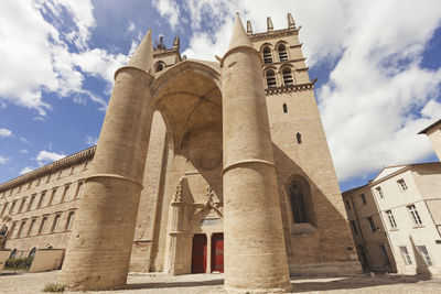 Low angle view of cathedral against sky