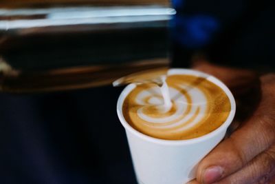 Close-up of coffee cup