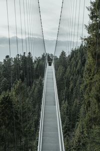 View of suspension bridge against sky