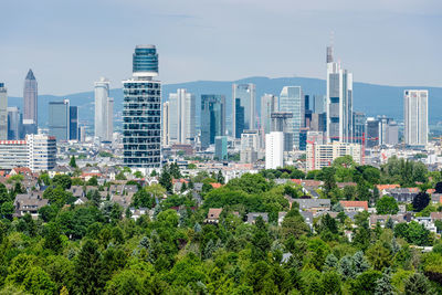 View of cityscape against sky