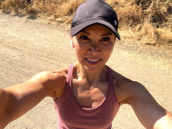 Portrait of young woman