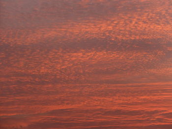 Full frame shot of orange sky