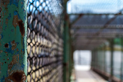 Close-up of rusty metal