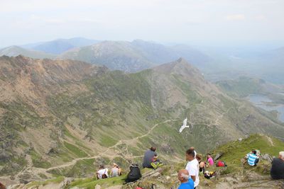 Scenic view of mountains