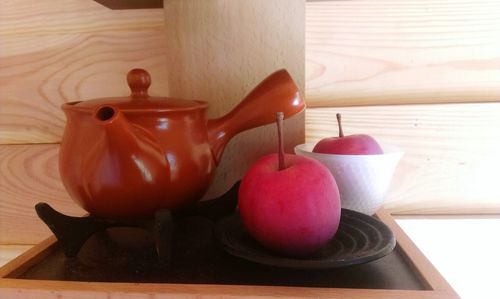 Close-up of vegetables in bowl on table