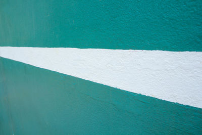 High angle view of wall by swimming pool