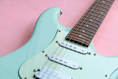 Close-up of guitar