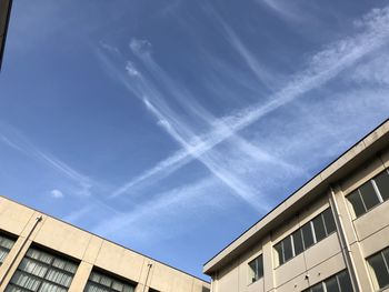 Low angle view of building against sky