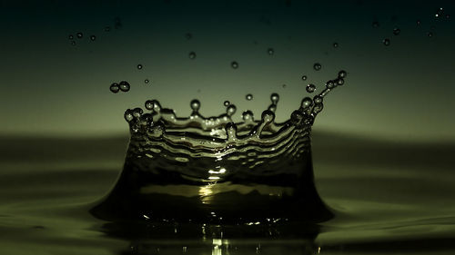 Close-up of splashing water