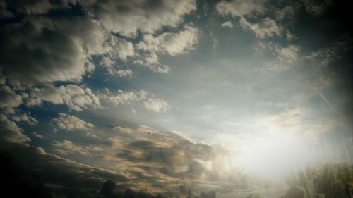 Low angle view of sky