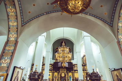 Interior of church