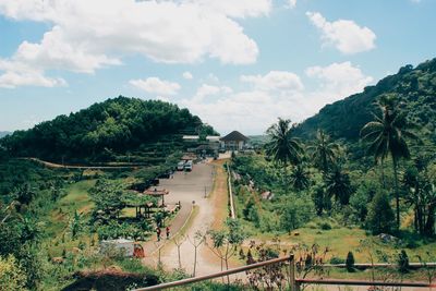 Tranquil landscape from indonesia