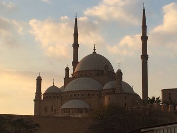 Cathedral against sky during sunset