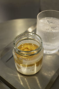 Close-up of drink on table