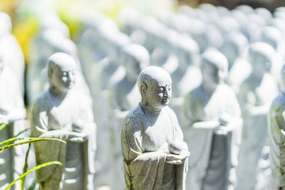 Close-up of statue against blurred background