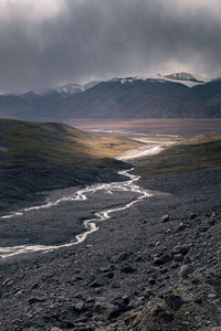 Scenic view of landscape against sky