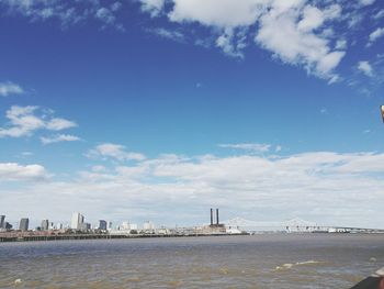 View of city at waterfront