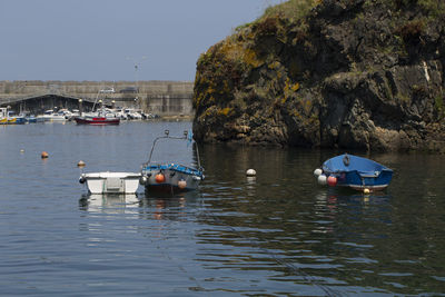 Boats in cudillero