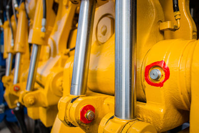 Full frame shot of yellow machine