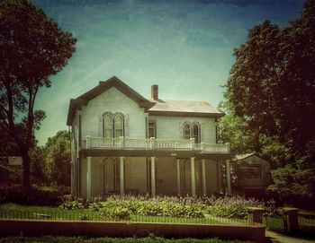 House against sky