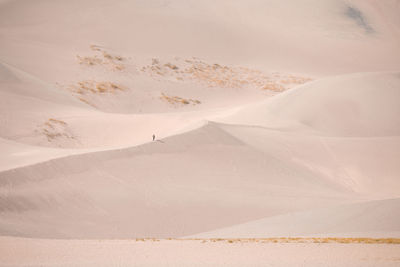 Scenic view of desert against sky