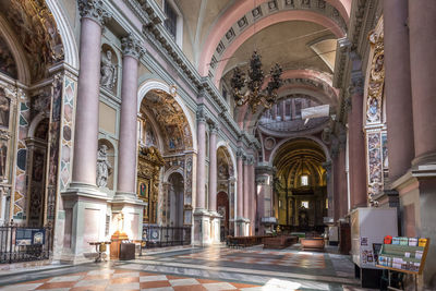 Interior of historic building in city