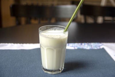 Close-up of drink on table